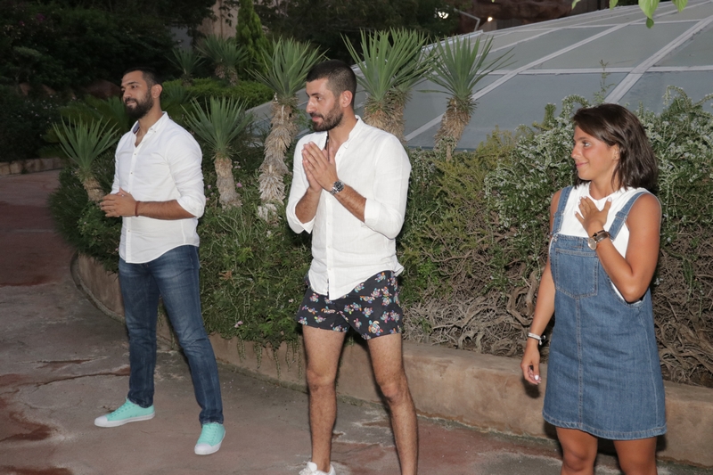 Gathering around the pool at Hilton Beirut Habtoor Grand